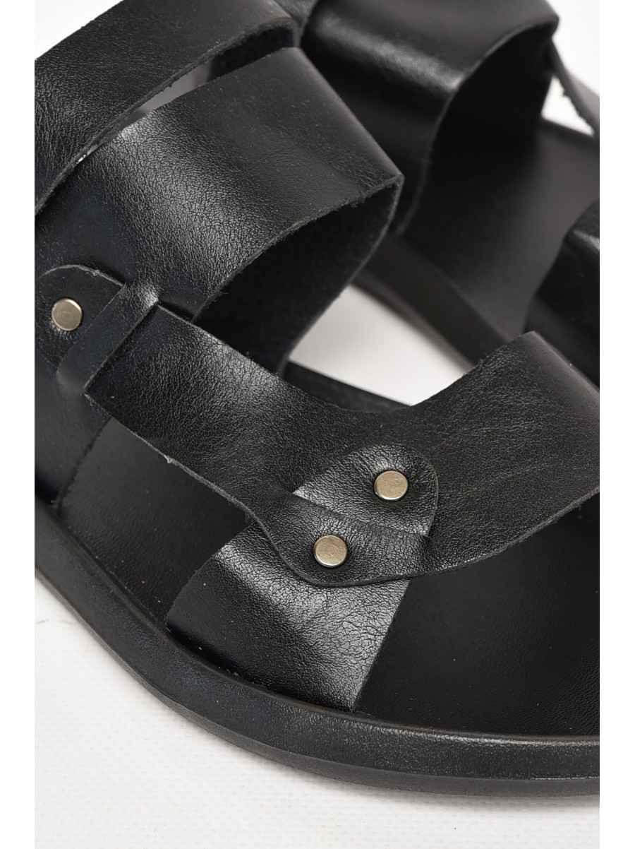 Сандали мужские черного цвета 75Н 212572C