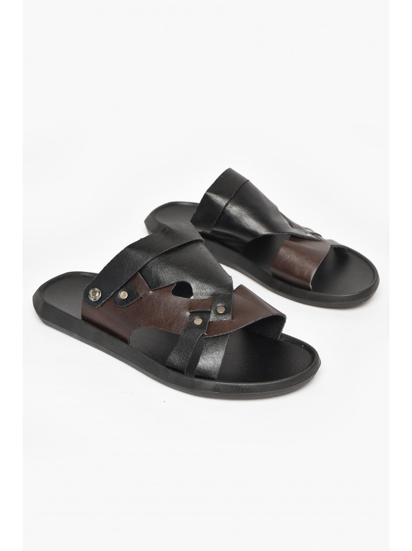 Сандали мужские черного цвета 77А 212578C