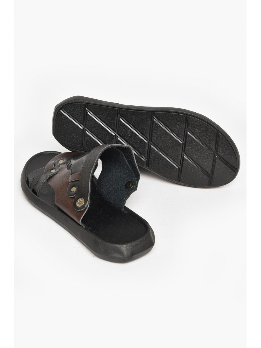 Сандали мужские черного цвета 77А 212578C