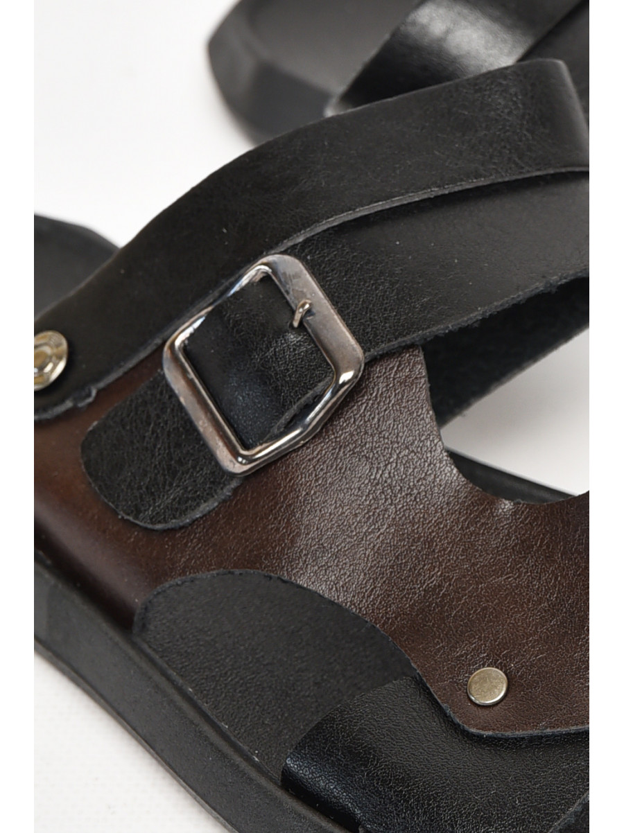 Сандали мужские черного цвета 78Н 212579C