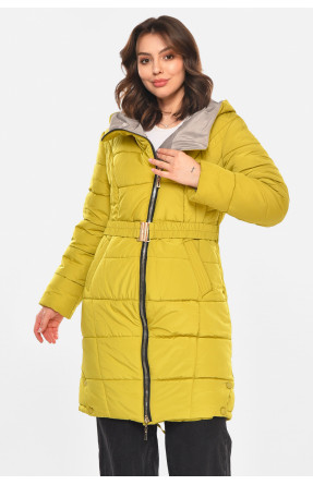 Куртка жіноча єврозима гірчичного кольору 212583C
