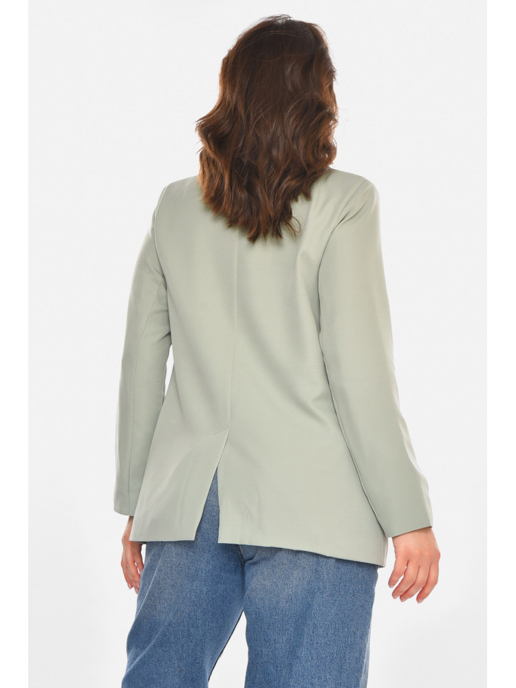 Пиджак женский однотонный серого цвета 212615C