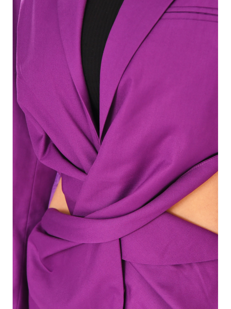 Сукня-піджак жіноча однотонна фіолетового кольору 212616C