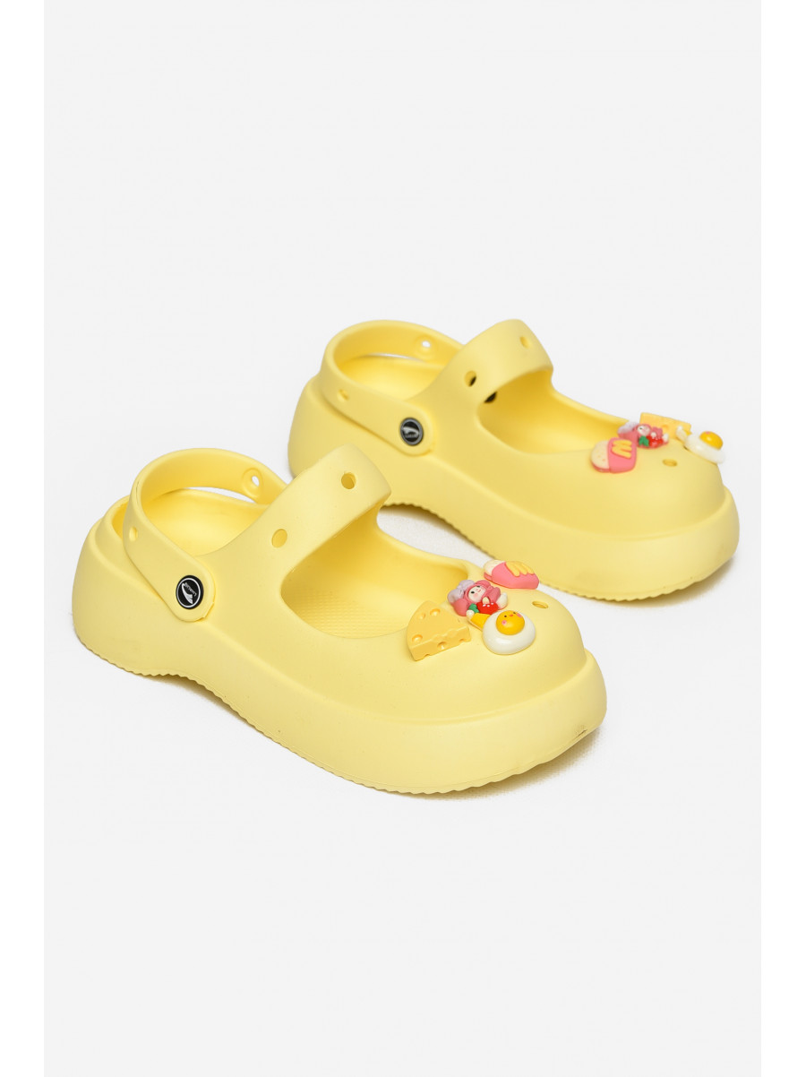 Крокси жіночі жовтого кольору 5159-2 212623C