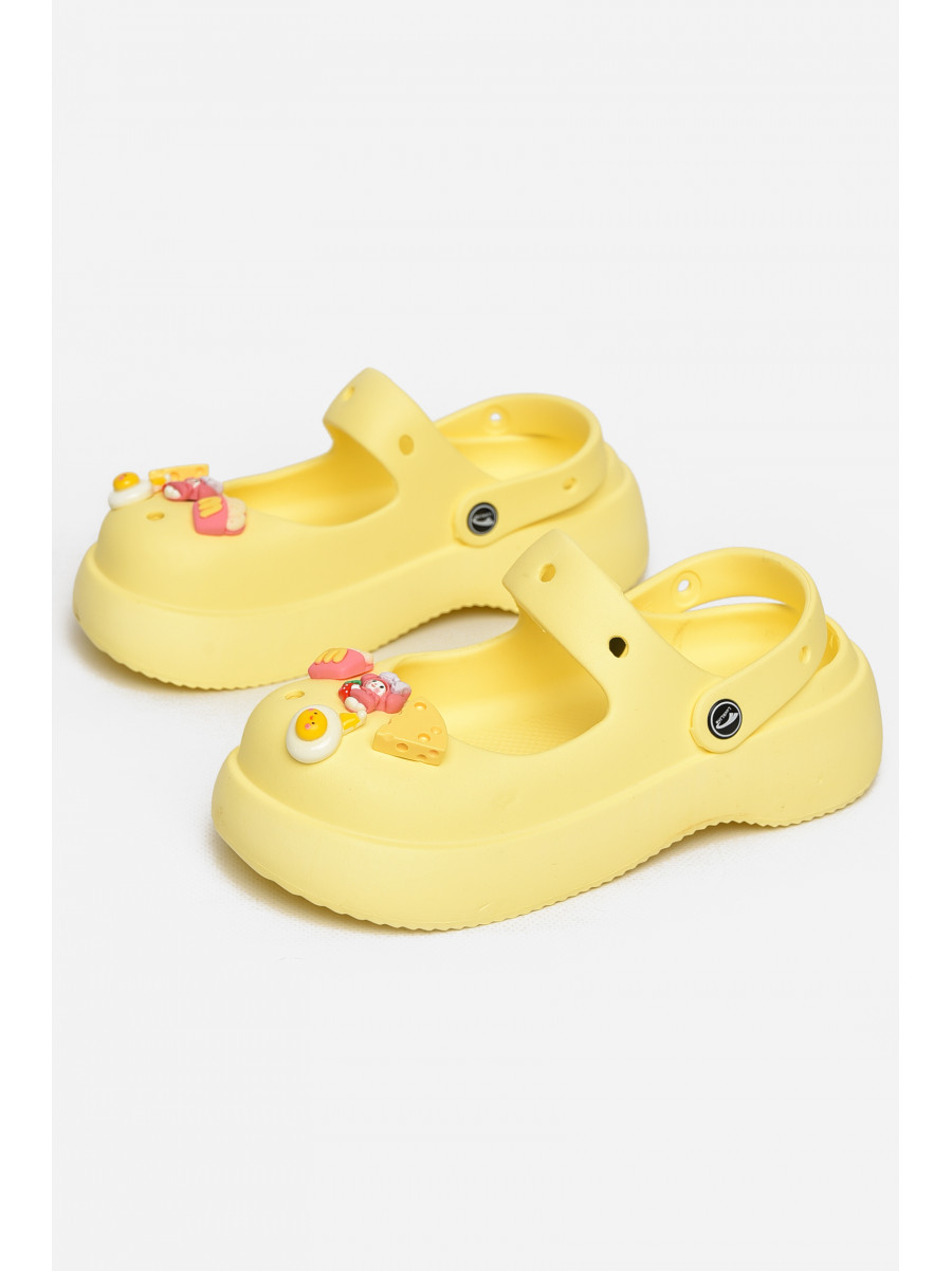 Крокси жіночі жовтого кольору 5159-2 212623C