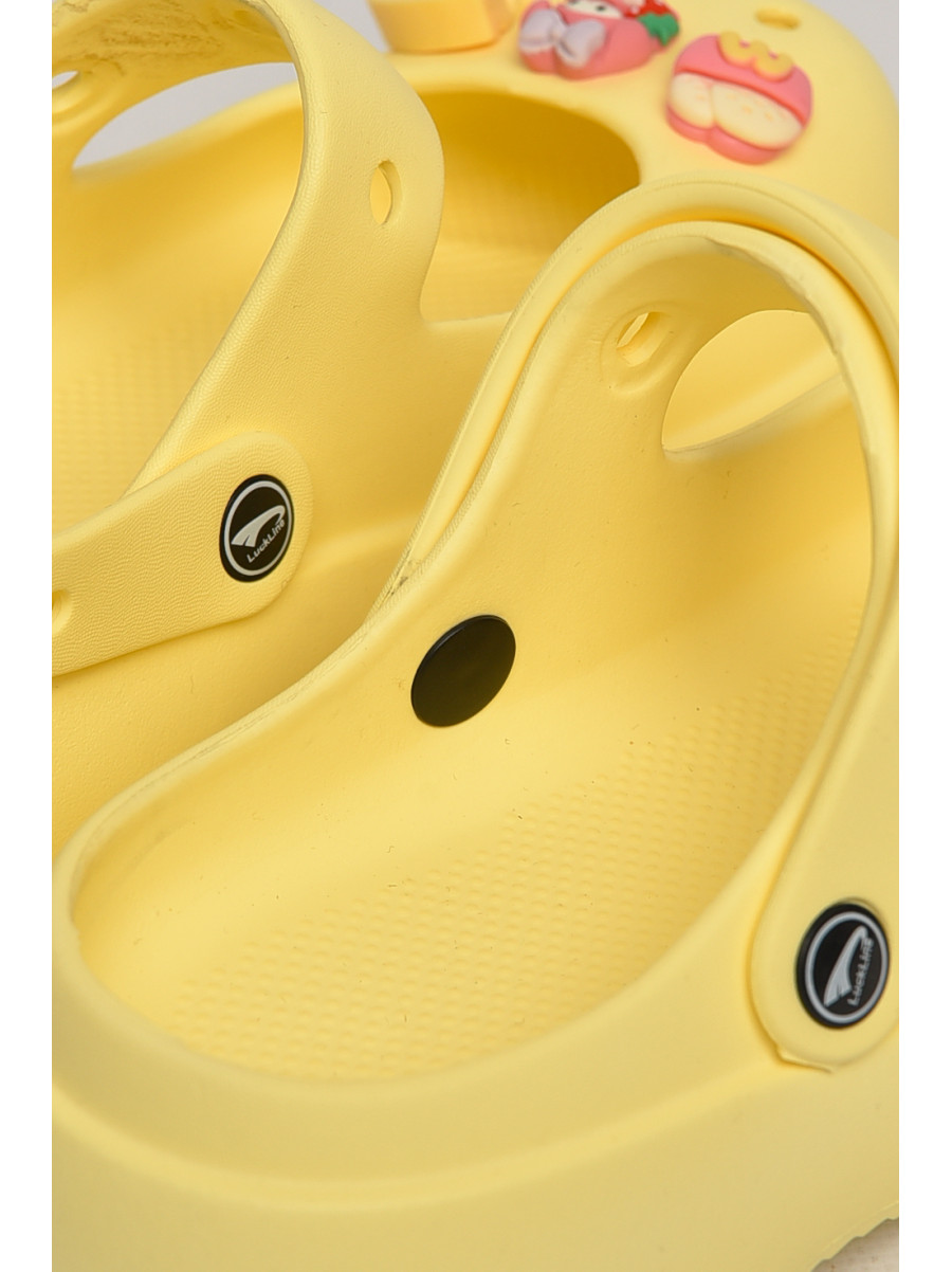 Крокси жіночі жовтого кольору 5159-2 212623C