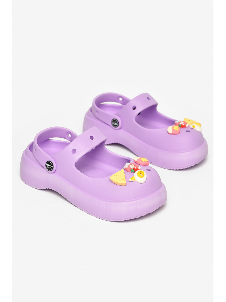 Крокси жіночі бузкового кольору 5159-2 212625C