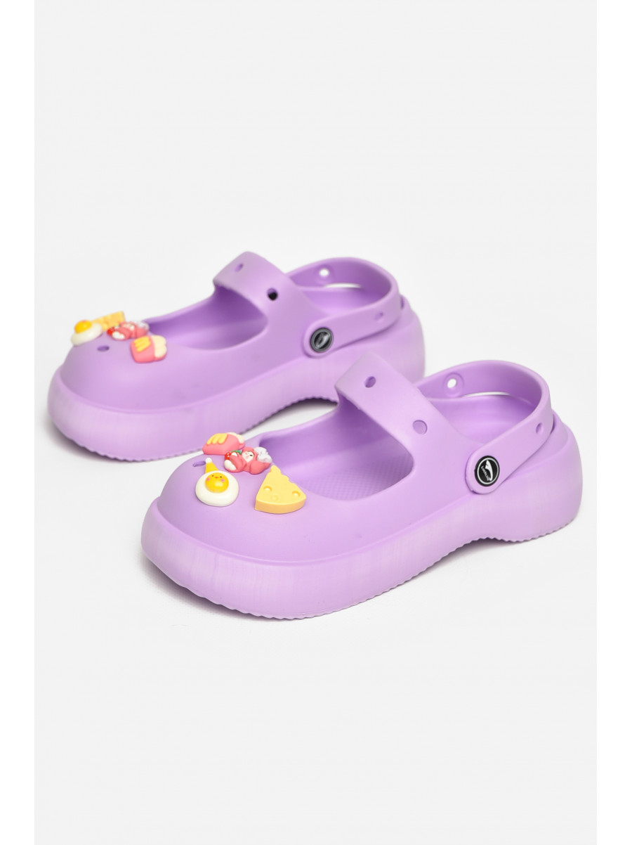 Крокси жіночі бузкового кольору 5159-2 212625C