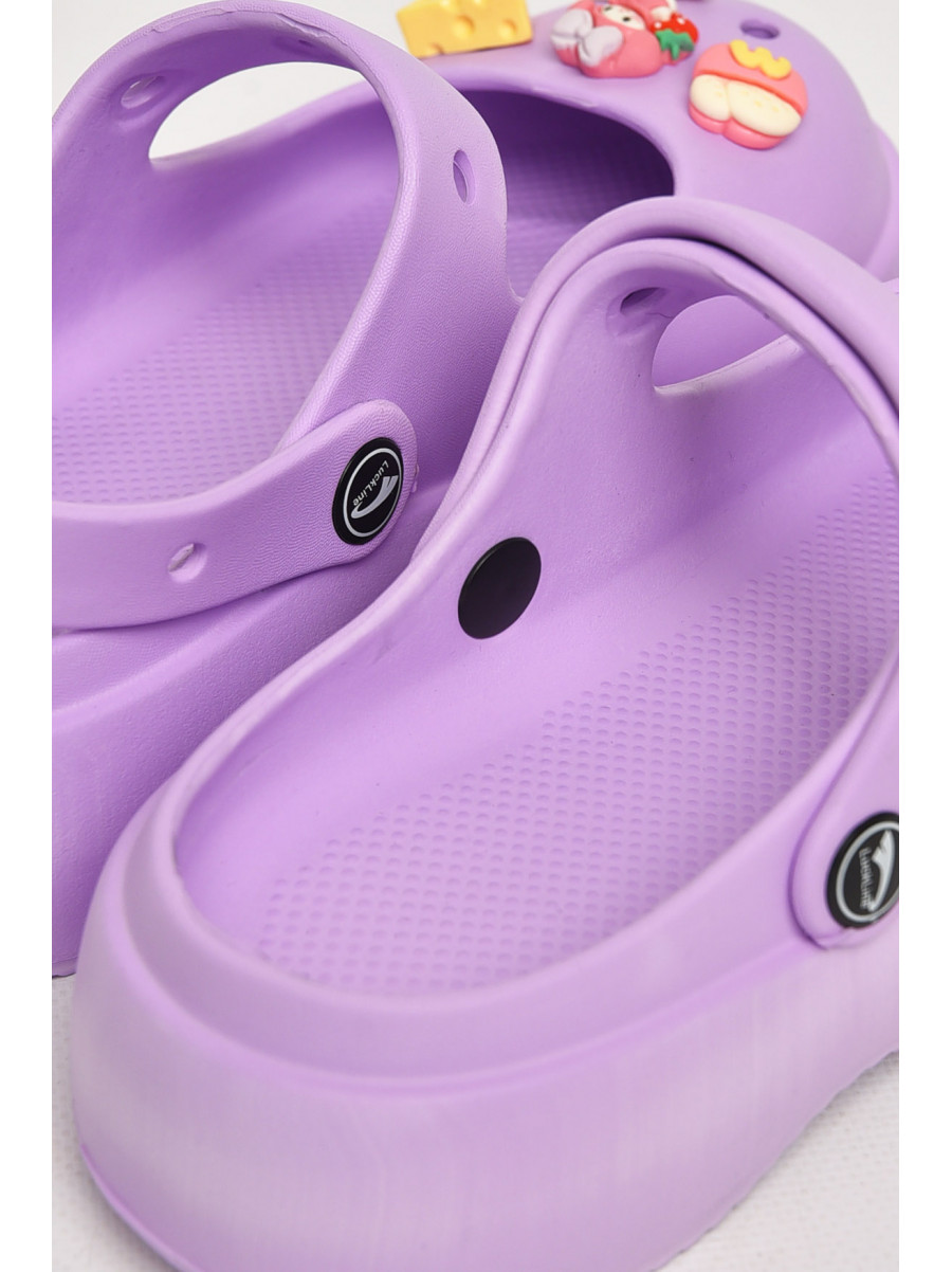 Крокси жіночі бузкового кольору 5159-2 212625C