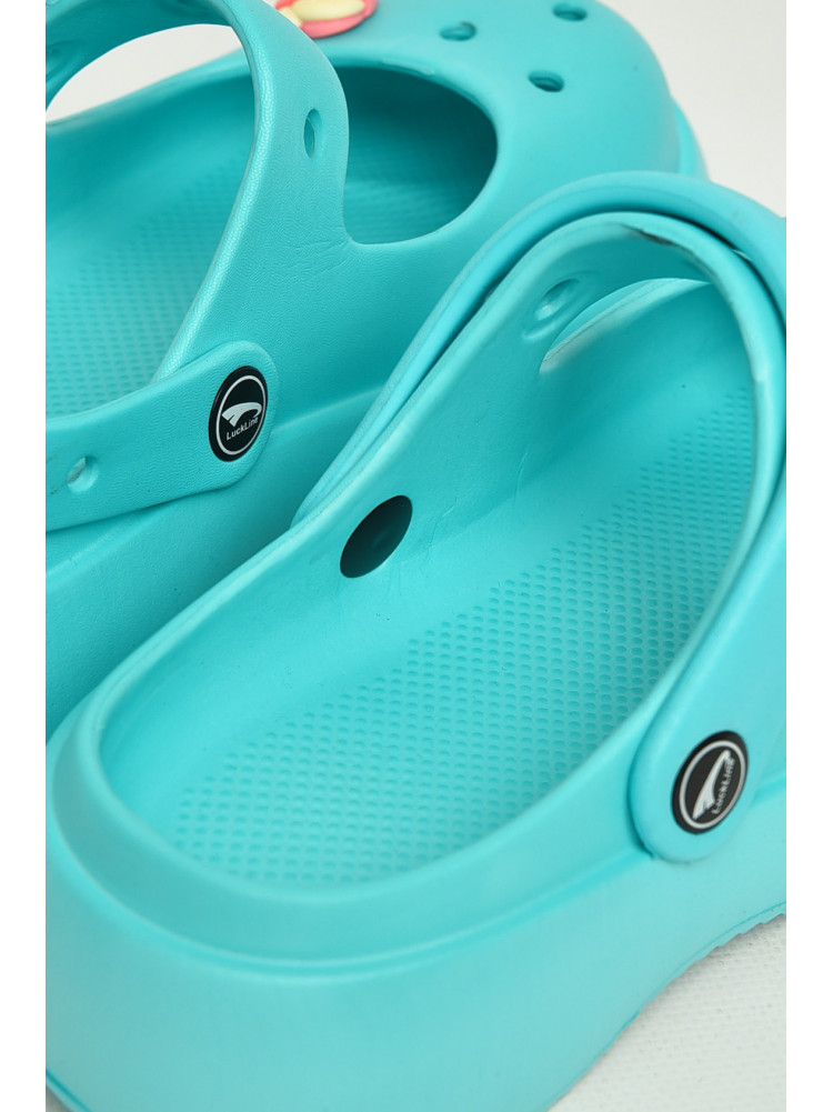 Крокси жіночі бірюзового кольору 5159-2 212626C