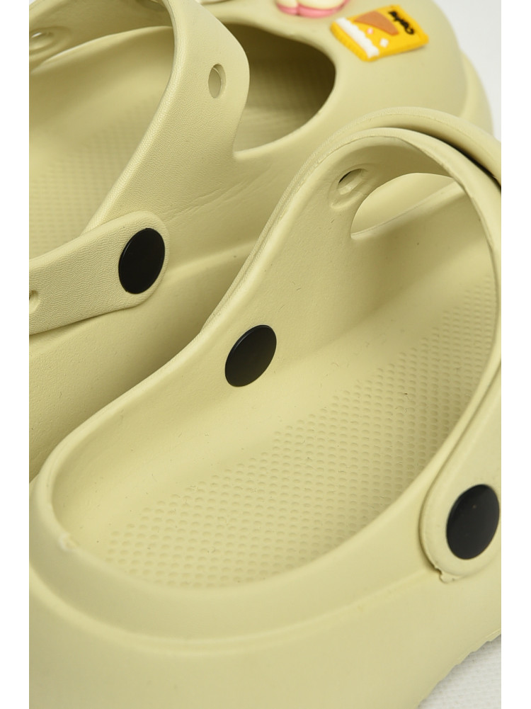 Крокси жіночі оливкового кольору 5159-2 212627C