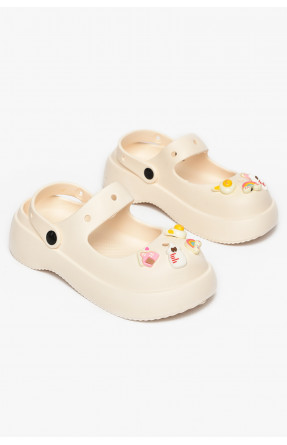 Крокси жіночі білого кольору 5159-2 212628C