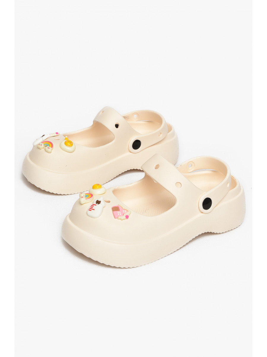 Крокси жіночі білого кольору 5159-2 212628C