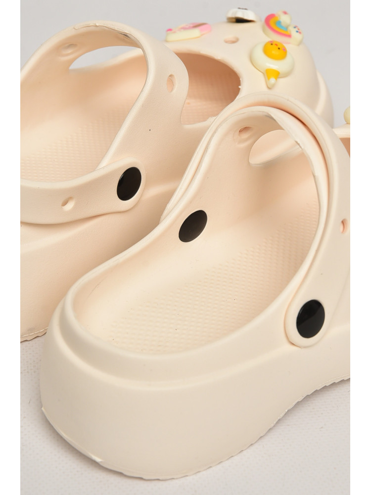 Крокси жіночі білого кольору 5159-2 212628C