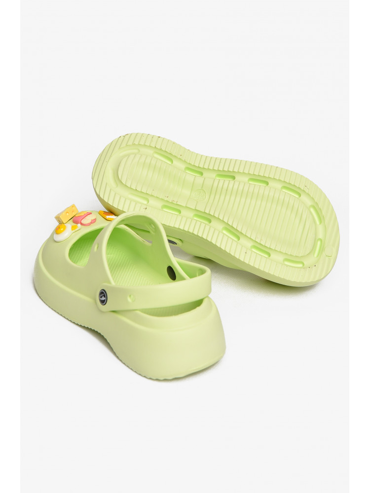 Крокси жіночі салатового кольору 5159-2 212630C