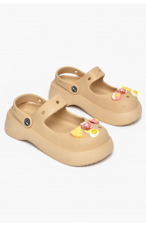 Крокси жіночі бежевого кольору 5159-2 212631C