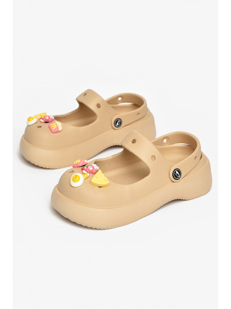 Крокси жіночі бежевого кольору 5159-2 212631C