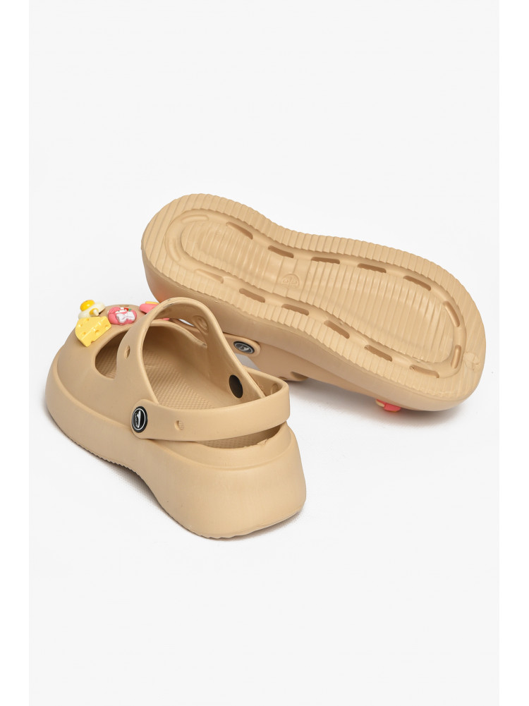 Крокси жіночі бежевого кольору 5159-2 212631C