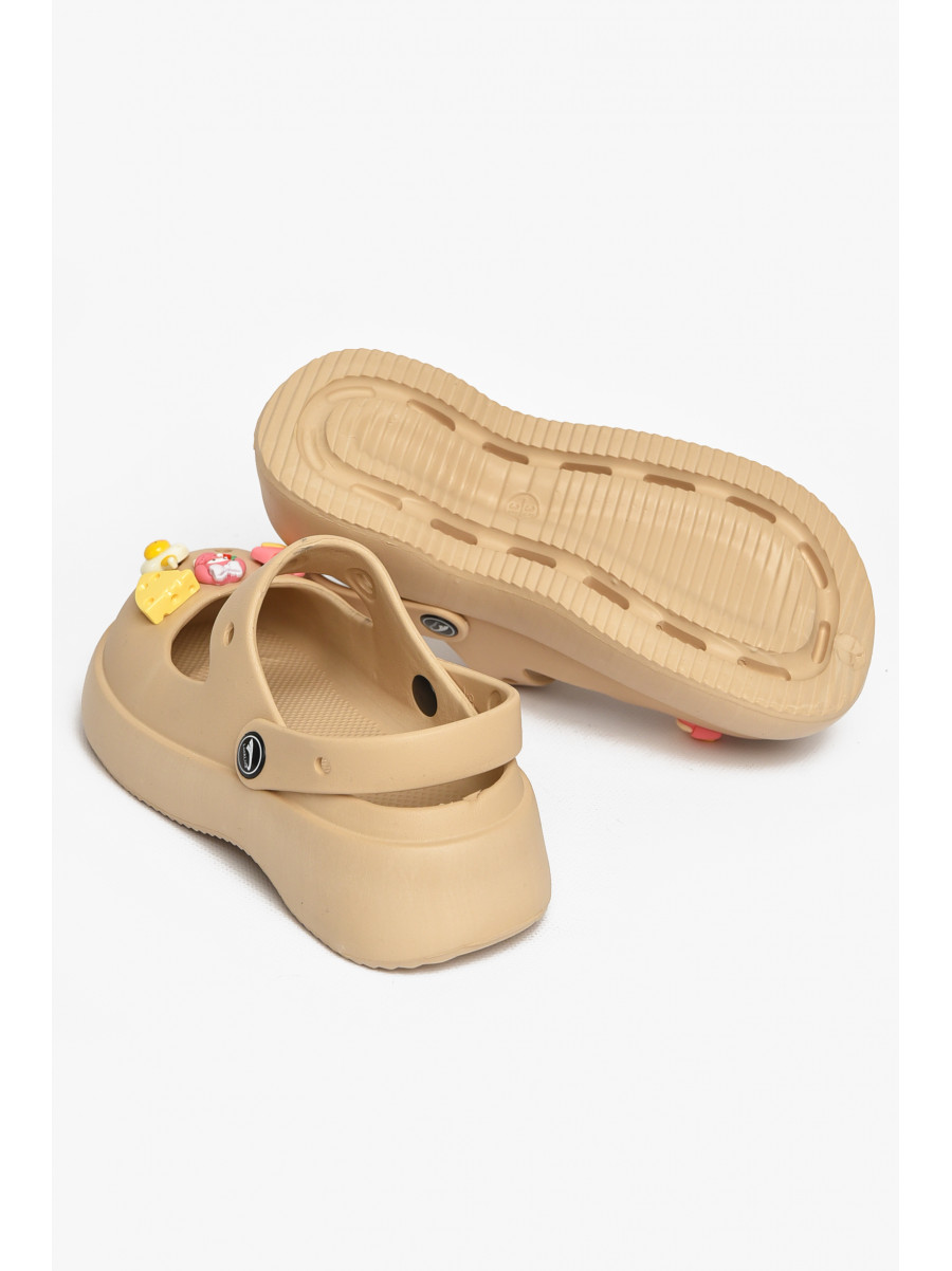 Крокси жіночі бежевого кольору 5159-2 212631C