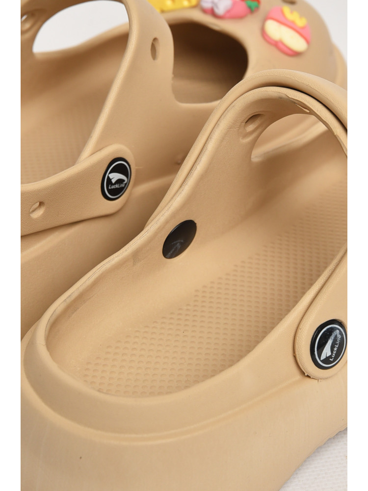 Крокси жіночі бежевого кольору 5159-2 212631C