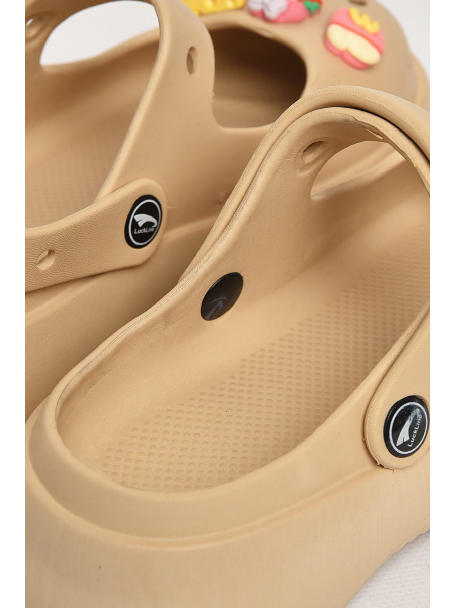 Крокси жіночі бежевого кольору 5159-2 212631C