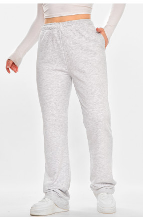 Спортивні штани жіночі однотонні сірого кольору 212640C Спортивні штани жіночі однотонні сірого кольору 212640C