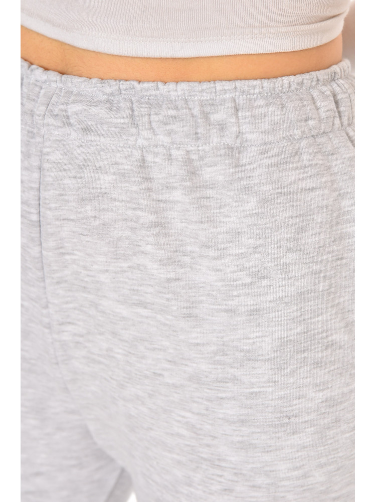 Спортивні штани жіночі однотонні сірого кольору 212640C