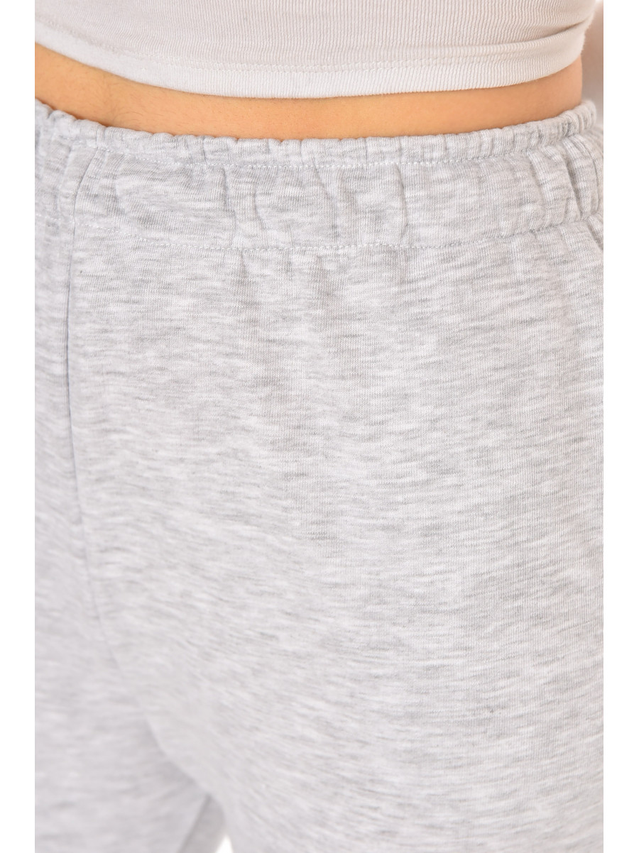 Спортивні штани жіночі однотонні сірого кольору 212640C