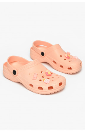 Крокси жіночі персикового кольору 3001 212642C
