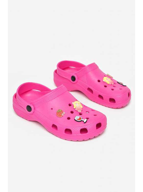 Крокси жіночі малинового кольору 3001 212643C