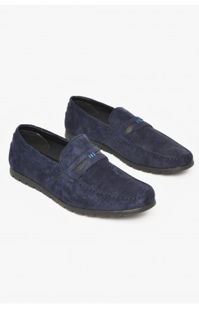 Мокасины мужские темно-синего цвета D161-2B 212644C