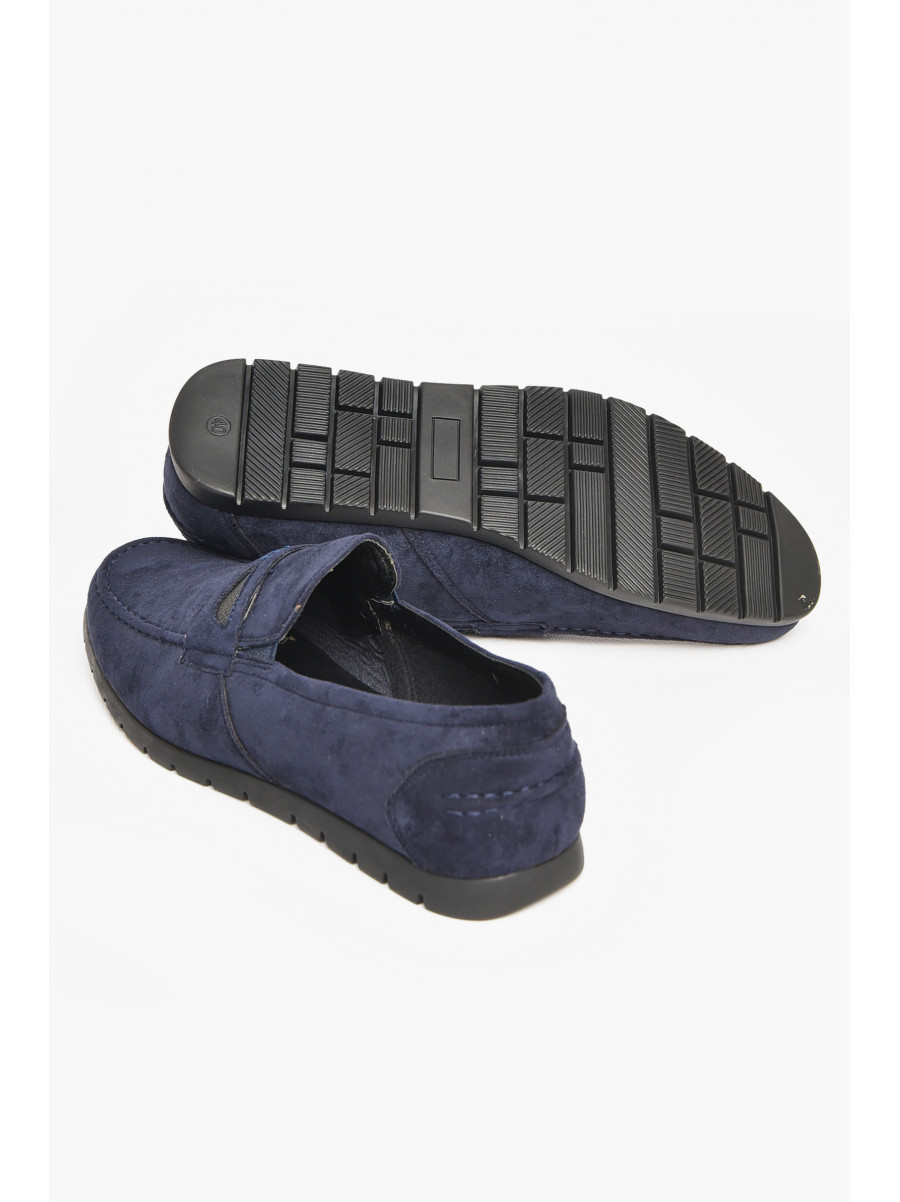 Мокасины мужские темно-синего цвета D161-2B 212644C