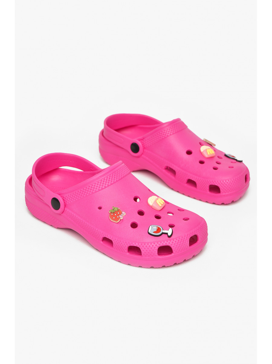 Крокси жіночі малинового кольору 3001 212645C