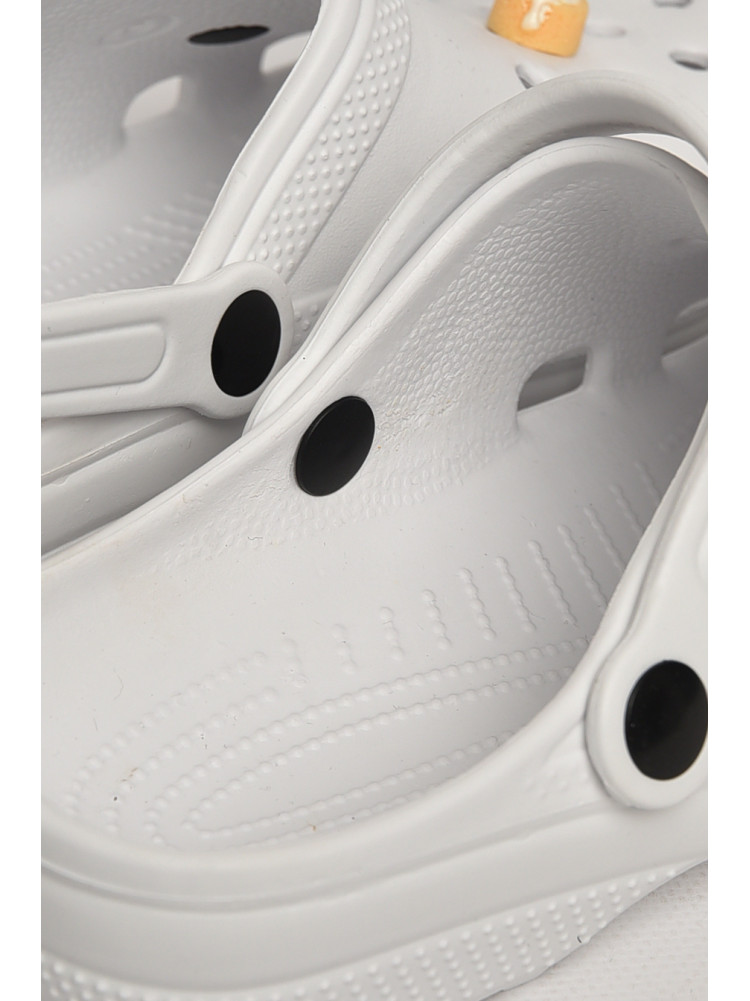 Кроксы женские белого цвета 3001 212646C