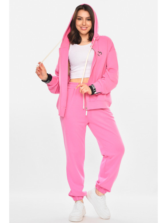 Спортивный костюм женский розового цвета P-451 212648C