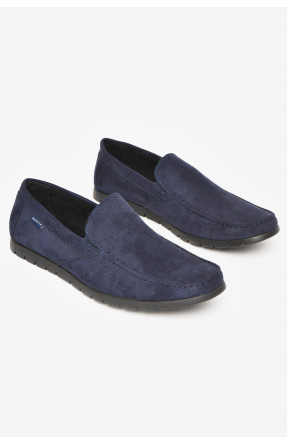 Мокасины мужские темно-синего цвета D161-11B 212651C