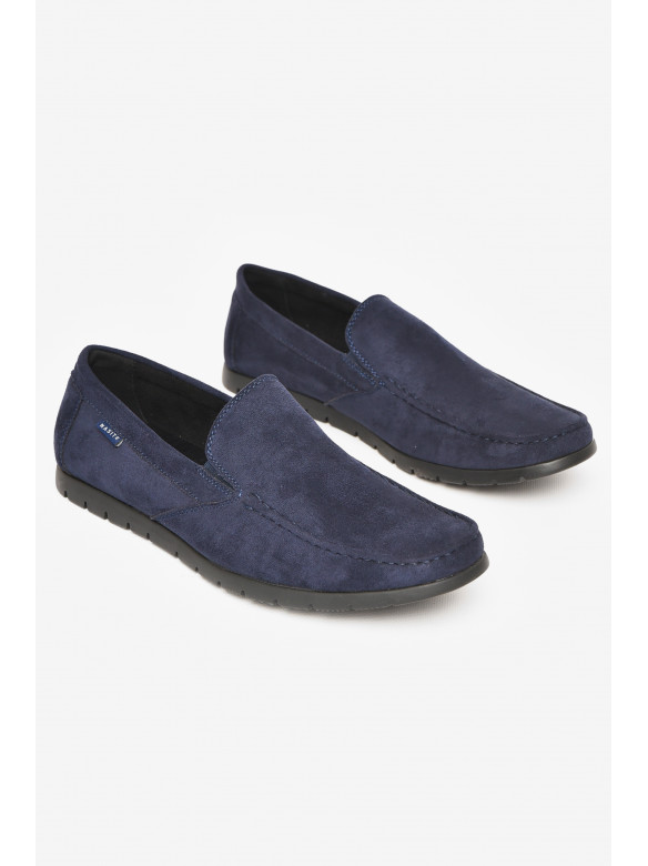 Мокасины мужские темно-синего цвета D161-11B 212651C
