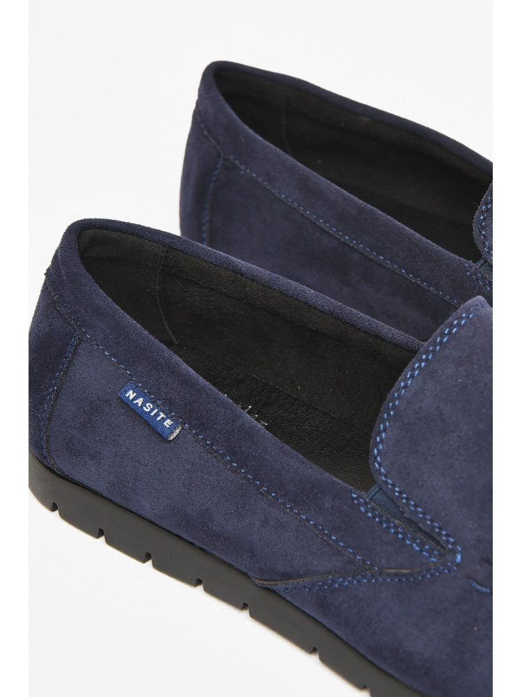 Мокасины мужские темно-синего цвета D161-11B 212651C