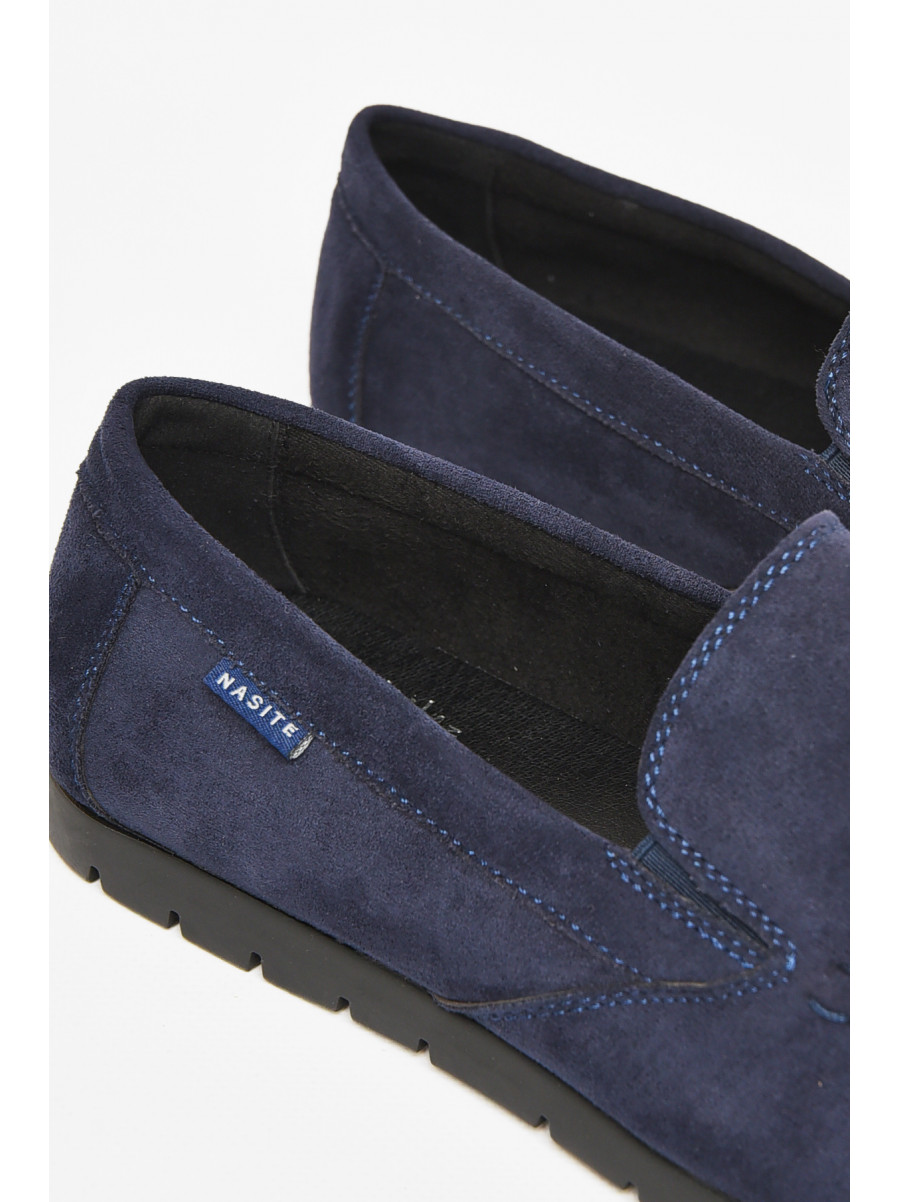 Мокасины мужские темно-синего цвета D161-11B 212651C