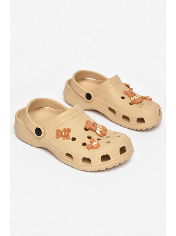 Крокси жіночі бежевого кольору 3001-2 212652C