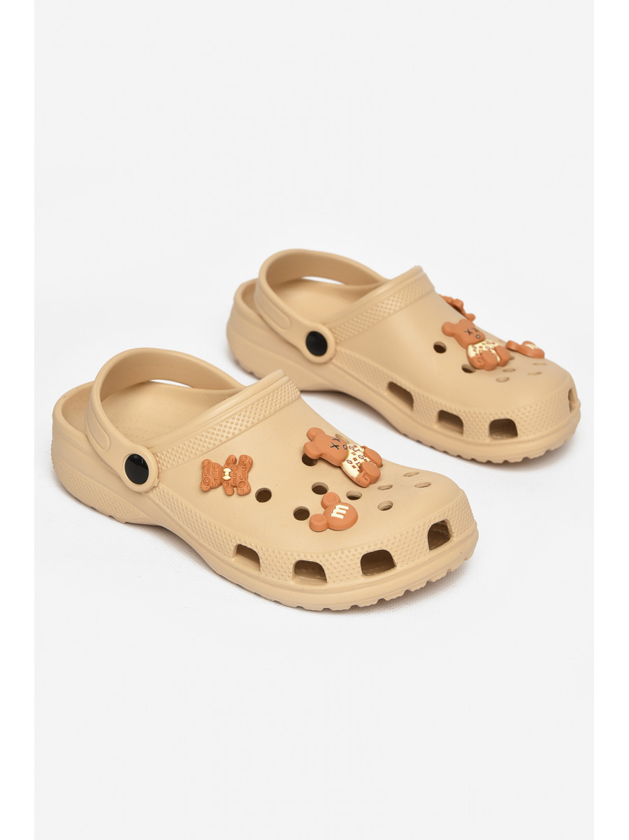 Крокси жіночі бежевого кольору 3001-2 212652C