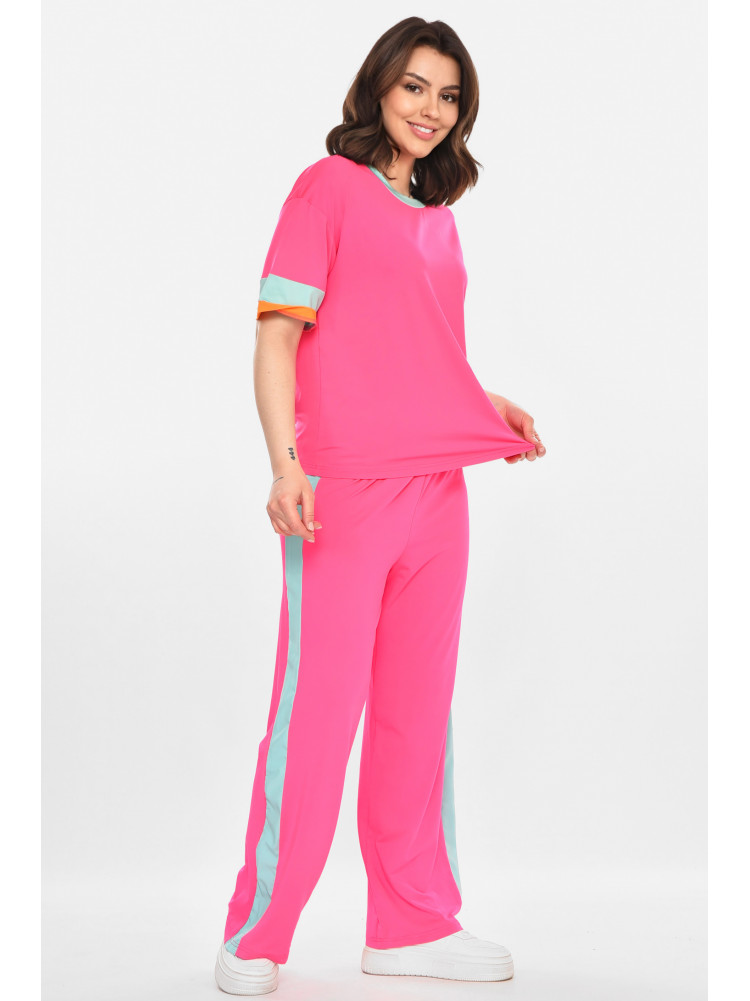 Спортивный костюм женский розового цвета 212657C