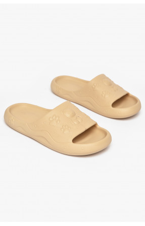 Шлепанцы пена женские бежевого цвета 5066-2 212658C Шлепанцы пена женские бежевого цвета 5066-2 212658C