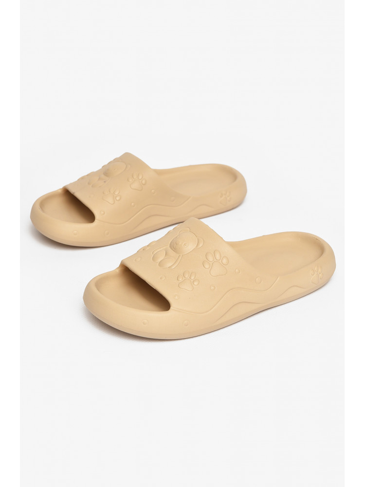 Шлепанцы пена женские бежевого цвета 5066-2 212658C