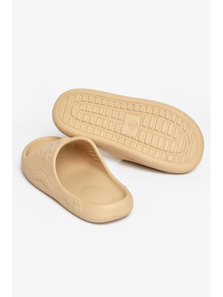 Шлепанцы пена женские бежевого цвета 5066-2 212658C