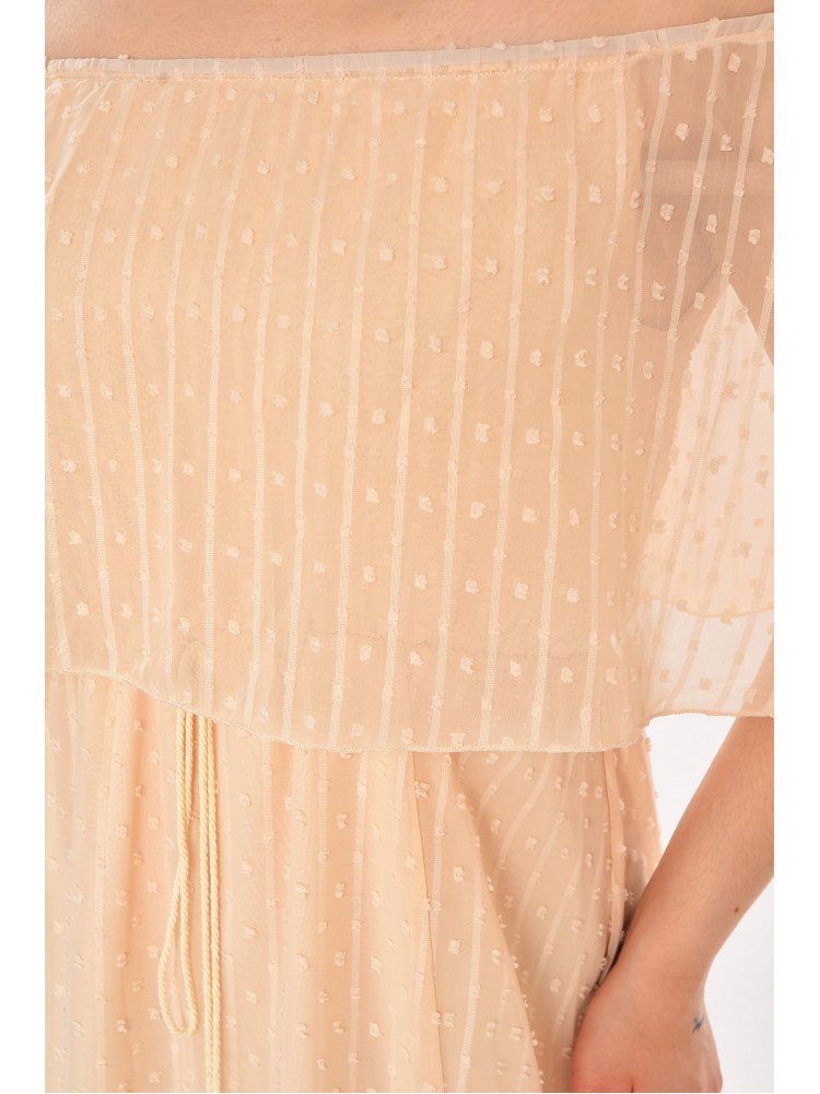 Сарафан женский бежевого цвета 212660C