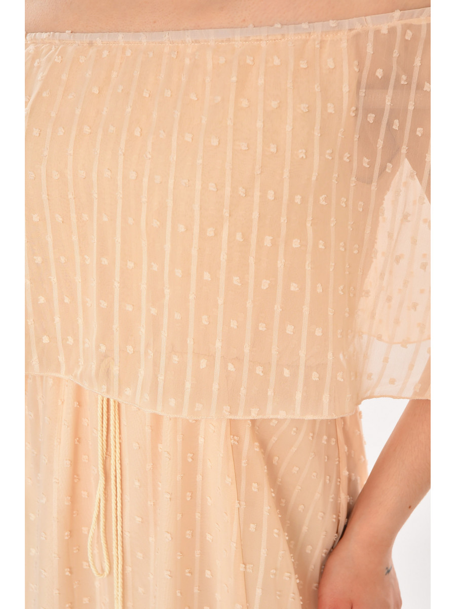 Сарафан женский бежевого цвета 212660C