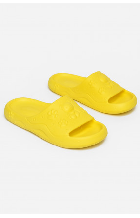 Шлепанцы пена женские желтого цвета 5066-2 212663C Шлепанцы пена женские желтого цвета 5066-2 212663C