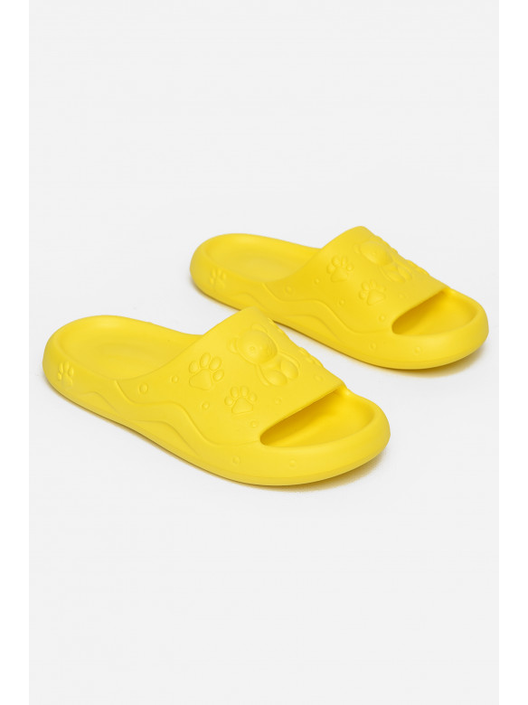Шльопанці піна жіночі жовтого кольору 5066-2 212663C