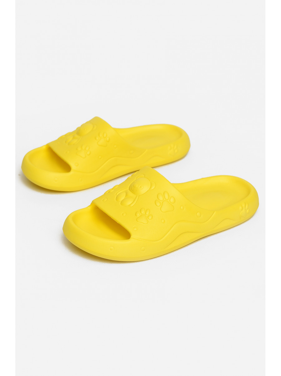 Шльопанці піна жіночі жовтого кольору 5066-2 212663C